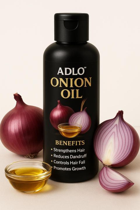 ADLO Onion Hair Oil – Hair Growth Oil for Stronger, Healthier Hair ...