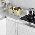 40 X 200 CM Aluminum self adhesive foil sheet for kitchen stain proof oil proof protector for kitchen walls and shelves heat resistant stove stickers oil proof and waterproof easy to clean kitchen back splash wallpaper - Silver. 