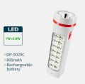 DP-9029C Rechargeable LED Torch with Emergency Light (14 LEDs) - Compact and Versatile (White, 5 cm). 