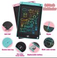 Multicolor Display LCD Drawing Writing Tablet for Kids & Adults with Pen | Eraseable Colorful E-writer Digital Memo Pad 8.5 inch Kids Doodle & Scribble Boards w. 