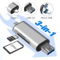 USB 3.0 Micro USB Type C Card Reader SDHC SD TF MicroSD Card Reader Micro USB OTG Adapter For Huawei Xiaomi Android Phone PC. 