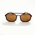 New Hexagonal Fashion Sunglasses For Men Retro Trendy Design Sunglasses Travel Driving Anti-Glare Sun Glasses. 
