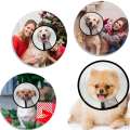 Elizabeth E Cat Cone Dog Collar Pet Head Cover Kolar Koler Leher Kucing. 