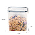 Kitchen Storage Container Vacuum Sealed Airtight Storage Jar Box for Kitchen Leakproof Transparent Organizer Food-grade Plastic Storage Container. 