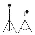 Pack Of 5 7 Feet Tripod with 360 Rotatable Ball Head, + Yunteng Mobile Phone Holder & Bluetooth Remote Shutter with Collar Mic. 