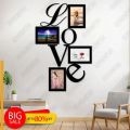 LOVE Photo/Pictures Frames 3D Wooden Wall DIY Frame For Home Decor Living Room, Bed Rooms And Offices / room decoration item / wall decoration item / home decoration item. 