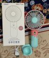 Compact USB Rechargeable Mini Fan: Fun Desk/Table Cooling Toy for Kids Summer Fun Must-Have: Mini Handheld Fan for Kids. 