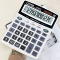 Calculator Large Size - 3833C - Large 14 Digit Display with Solar Dual Power - Ideal Calculator for Office, Business, Daily use - PMP. 