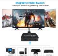 HDMI Switcher 3 in 1 out, Support HDCP2.2, HDR,1080P 3D, HDMI 2.0 switcher for Fire Stick, PS5,Sky Box,X BOX,Games Consoles,DVD,PC,Roku Etc. 