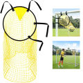 MeterMall 1PC/2PCS Football Goal Target Net Top Football Goal Accessories With Frame Cross Corner Accessories 45 x 60 Cm. 