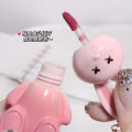 Gege bear cute color water gloss lip gloss cute bunny no-makeup keychain lip gloss lipstick matte optical. 
