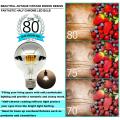 【Topnotch Store】GANRILAND LED Dimmable Bulb E12 Led Crown Silver Mirror Light Lamp 4W 8W Warm White 2700K G45 LED E26 E27 220V Bulbs. 