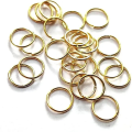 100 PCs Silver jumpring | Golden Jumpring connecter 7 mm for Jewellery. 