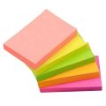 Multicolor Sticky Notes, Bright Colours Self-Stick Memo Pad Paper 2X3 inch Square - Pack of 1 / 100 Sheets. 