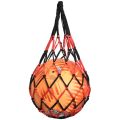 Emotion HENG Nylon Basketball Carry Bag Youth Football Self Trainer Kick Net Soccer Volleyball Drawstring Ball Storage Bag. 