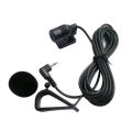 MINI Car Audio Microphone 3.5mm Jack Plug Mic Mono Wired External PC Microphone. 