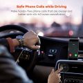 TaoTronics Bluetooth Car Kit, Bluetooth Receiver, Bluetooth 4.2, Hands-free Audio Adapter. 