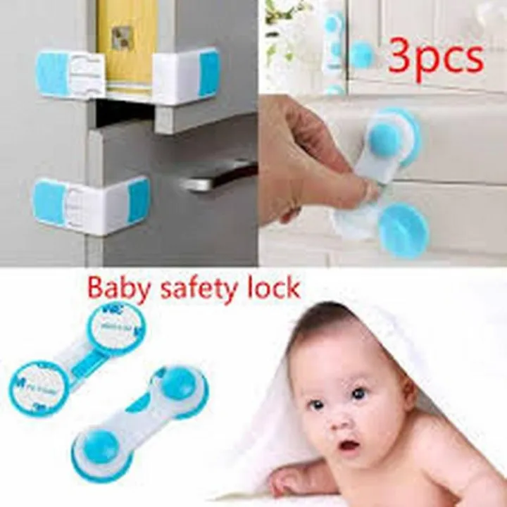 (Pack%20of%203)Plastic%20closet%20lock%20for%20children,%20baby%20safety,%20closet,%20safety%20lock%20for%20drawers,%20child%20safety,%20protection%20for%20baby%20care%20-%20Image%203