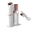 Flawless Facial hair remover Original USB Rechargeable trimmer for women upper lip Painless Electronic USB flawless hair removal for women lipstick shape trimmer with Battery Included. 