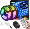 Rgb Led Strip 5M Light  Remote Control Color Changing Light for Home Decoration. 