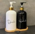 Hand wash and Dish wash Empty Bottles With pump for Kitchen Counter. 