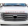 Toyota Land Cruiser Words Alphabet Letters Bonnet / Hood Logo / Emblem (Black). 