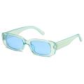 European American Classic Squares Women Sun Glasses Lady Retro Fashion Shading Eyewear Sunglasses for Delicate Women Outdoor Rectangular Small Frame Colorful Transparent Orange Sunglasses. 