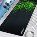 Gaming Keyboard & Mouse Pad XXL | Extended Size Branded IMPORTED Desk Mat | Non-Slip Rubber Base | Soft Waterproof Surface | LED Mousepad for Gamers. 