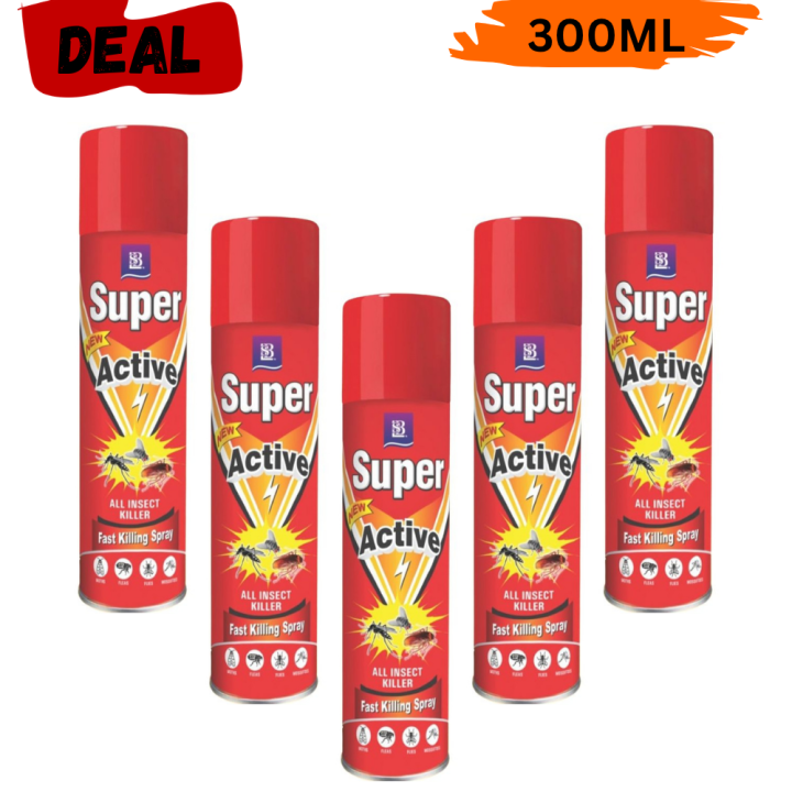 ALL INSECTS KILLER SPRAY  Cockroach & LIZARD KILLER SPRAY  FAST KILLING SPRAY ( 300ml)