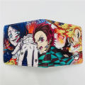 Rengoku Kyoujurou Uzui Tengen Anime Demon Slayer Wallet Young Men and Women Short Wallets Fashion Student PU Purse Cosplay Gift. 