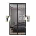 AFFAN'S Hub - Anti Mosquito Net - Size 100x210cm - Magnetic Mesh Curtain - Screen Door Curtain Net - Hands Free Anti Mosquito Curtain - Automatic Closing Door Mesh - Anti Insect Bug Fly Partition Striped Door Curtain only for wooden door - Size 100x210cm. 