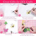 50 Pcs Round Acrylic Keychain Blanks 2Inch Circle Blanks with Hole,Clear Acrylic Discs Circles Bulk for Keychains Ornament Painting and Vinyl Crafts Projects. 