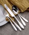 Mirror Polished 18/10 Stainless Steel Spoons, Fork and Knives Stainless Steel Tableware. 