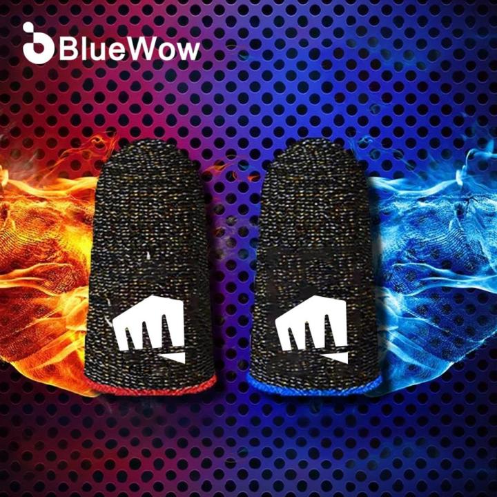BlueWow S39 Gaming Finger Sleeve For Pubg Mobile Games Traceless Touch Screen Toe Cap Non-Slip Sweat Thumb Guard Cod