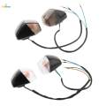 LED Turn Signal Lights Indicator Lamp for Honda CBR250Rr MC22/CBR400Rr NC29 - Transparent. 
