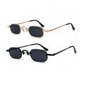 Retro Punk Glasses Clear Square Sunglasses-Black Gray & Gold. 