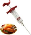 Marination Injection - Stainless Steel BBQ Seasoning Injector (Flavor Injector) - 1 Piece. 