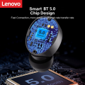 Lenovo HT18 BT5.0 Wireless Earphones In-Ear Earbuds LED Display/Noise Reduction/HiFi Stereo Sound/Binaural Call/1000mAh Power Bank/8mm Driver Headset with Mic Headphones. 