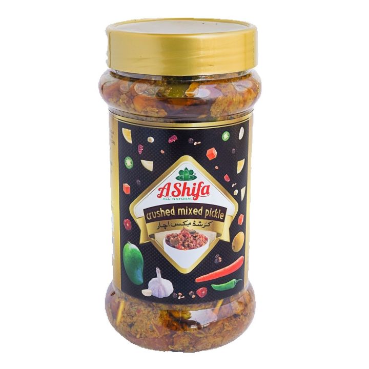 Mixed Crushed Pickle Jar 800GM By Ashifa Foods