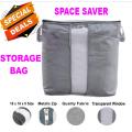 PACK OF 3 - Cloth Storage Closet Organizer Bag – Water-resistant – Baby Zipper Box - Wardrobe Space Saver - Portable Travelling Gadget for Camping & Outdoor Use Clothing Organiser. 