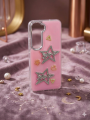 Tecno Spark 40 Pro Plus Girls Back Cover - Luxerey Back Cover - Fancy Flower Star Covers - Tecno Spark 40 Pro Plus Back Cover. 