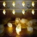 Halloween String Lights, Halloween Decorations Indoor Outdoor Led Lights, Pumpkin Bat Ghost String Lights Decor. 