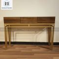 Console Table / Entryway Table / Wooden / Hall way Table / Triple Style Console Table. 