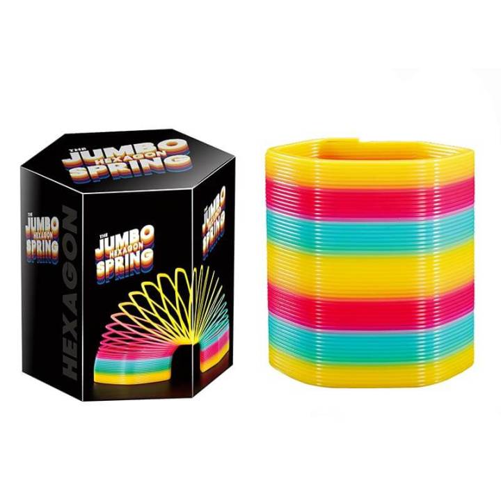 Jumbo Hexagon Rainbow Sprin