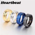 Heart Beat Rings For Men and Women Electrocardiogram Stainless Steel Ring ECG Fashion Unique Rings Lovers Ring Wholesale Rates. 