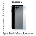 2Pcs Apple Iphone 7 Back Matte Protector Soft Skin Sheet Soft Film Protection For Apple Iphone 7. 