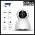 V380 Pro WiFi IP 3MP 1296P Snowman Lan Port Camera Surveillance Home Security  Wireless Ptz Auto Tracking IR Night Vision Baby Monitor. 