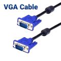 VGA Cable Male to Male For Monitor PC Computer Laptop LED TV Original Full HD 1080p Display Resolution High Quality Video Game Streaming Desktop PC. 
