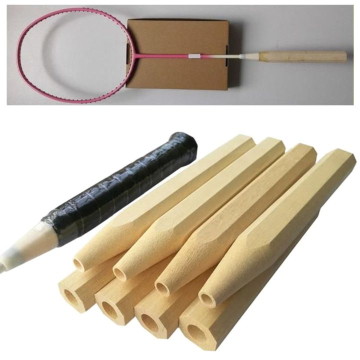 Creative Wood Badminton Racket Handle Grip G5 G6 Repair Badminton Grip Equipment Replacement Wooden Handle Grip Sport