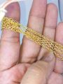 🎁 Buy 2 Get 1 FREE! Total 150cm Metal Link Chain (3 × 50cm) – Brass material, Perfect for DIY, Custom Art & Craft Projects.. 